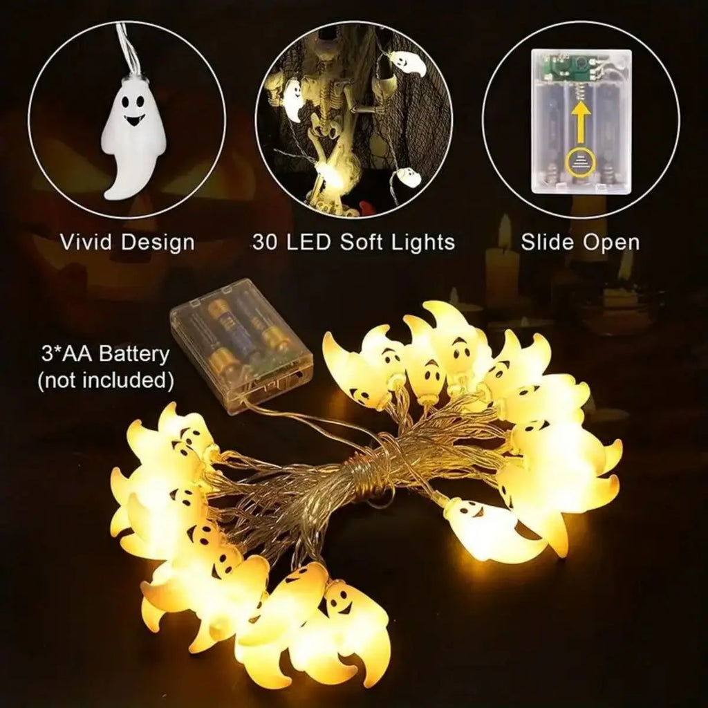Glowing Ghost Fairy Lights