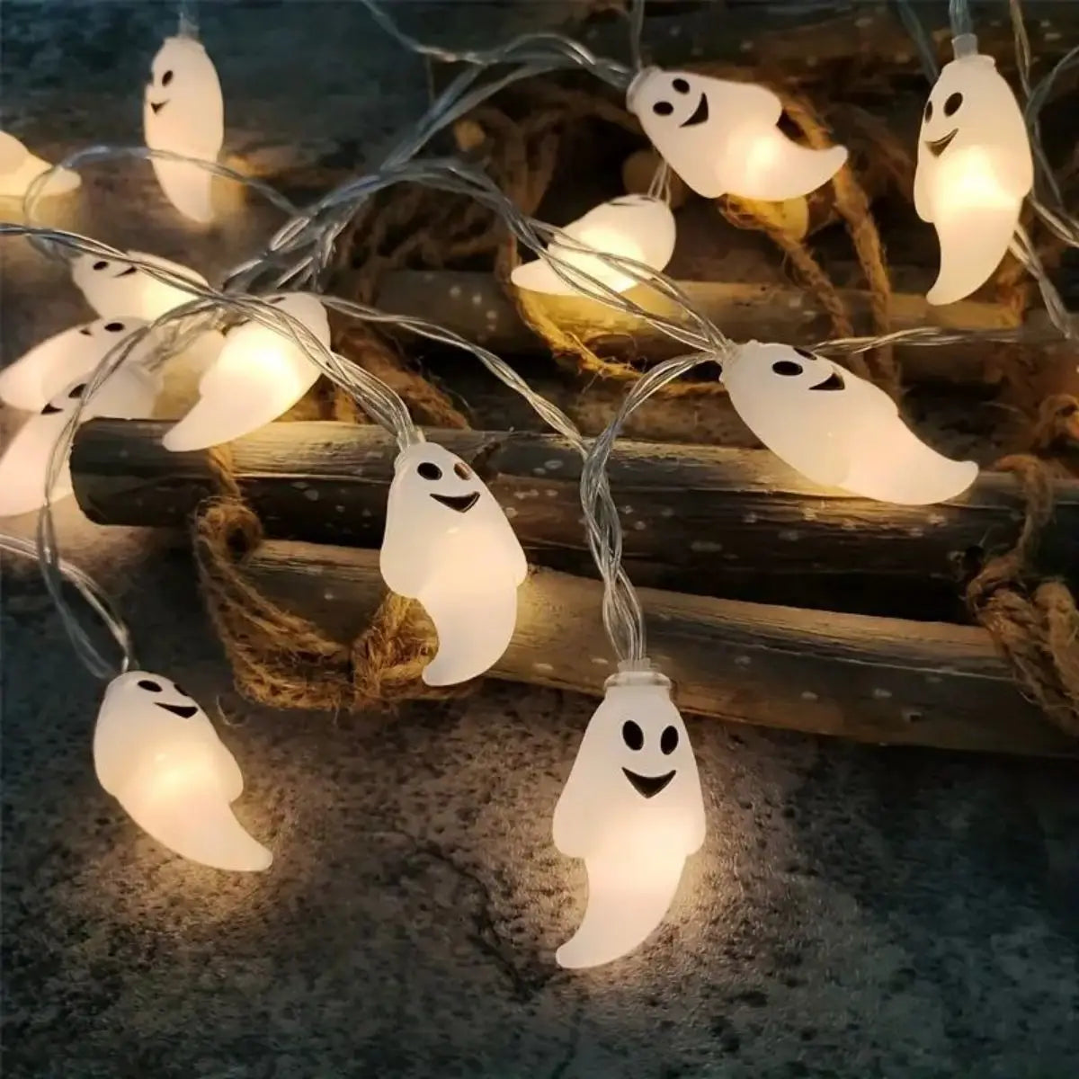 Glowing Ghost Fairy Lights