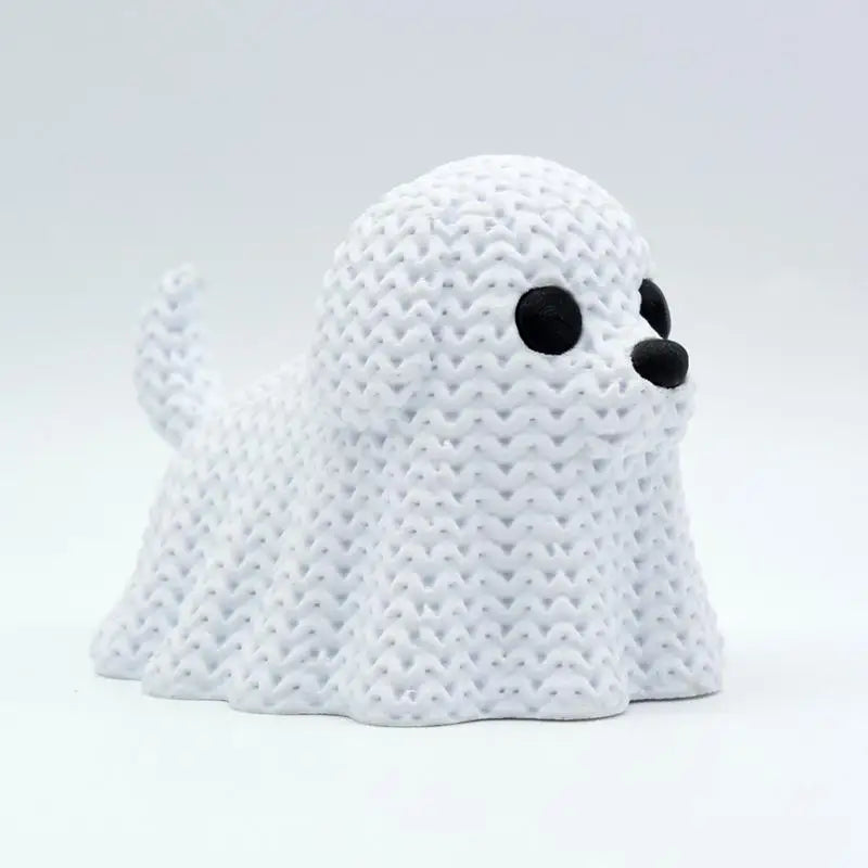 Knit-look ghost puppy