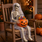 Poseable Porch Skeleton