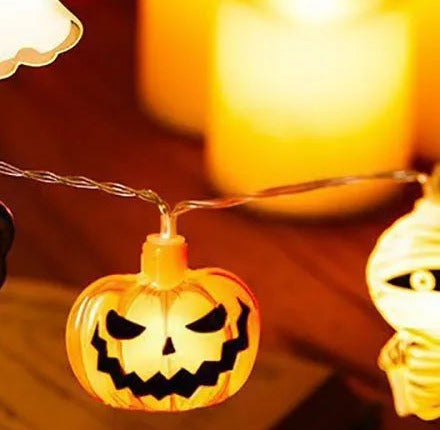 Pumpkin string lights